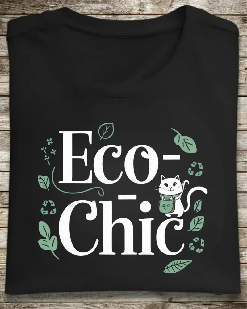 Eco Chic Nature Cotton T-Shirt 1