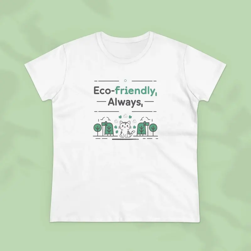 Eco Friendly Always Women Cotton Tshirt 4