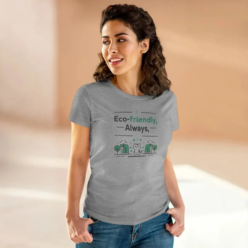 Eco Friendly Always Women Cotton Tshirt 9