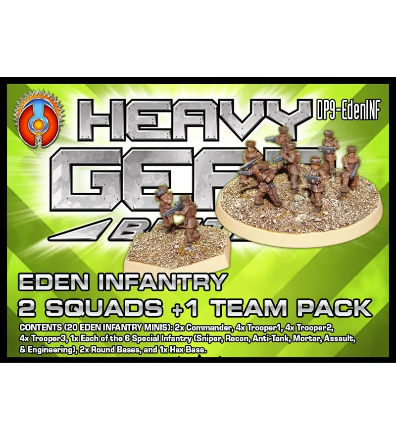 Eden Infantry 2 Squads + 1 Team Pack 1
