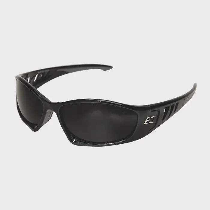 Edge Eyewear Caraz Matte Black Frame W/ Smoke Lens Safety Glasses Hz136 1