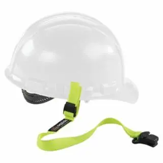 Elastic Hard Hat Lanyards W/ Clamps, 14.5 In, Quick Connect Clamp 1