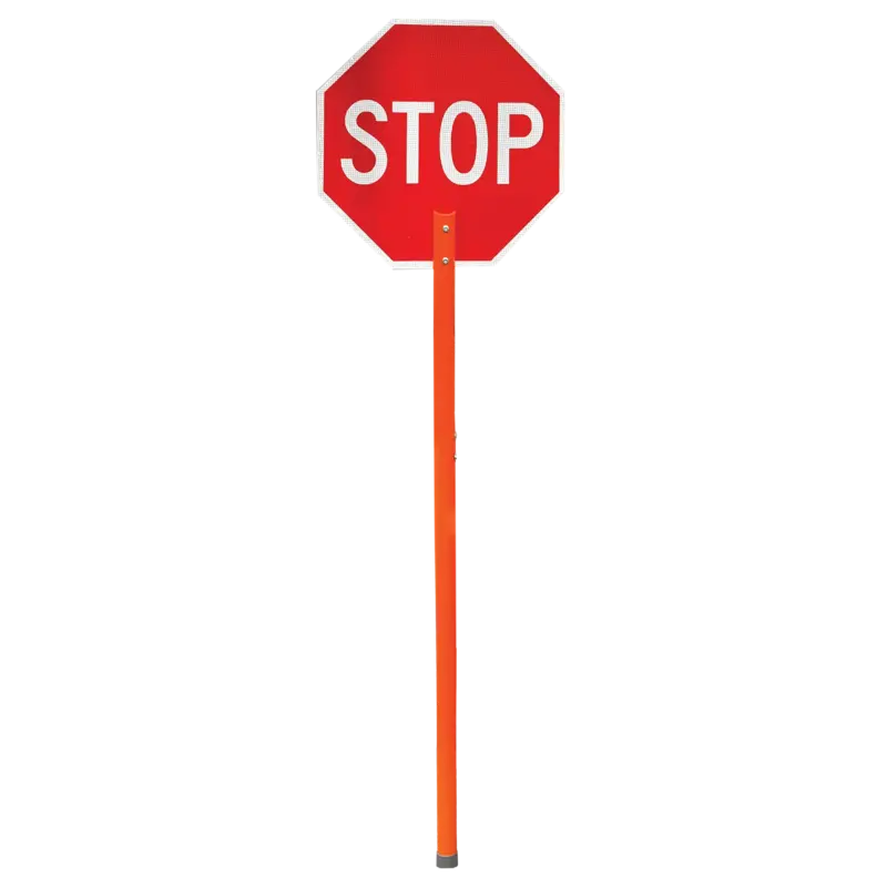 Elite Pvc Flagger Pole & Paddle 1