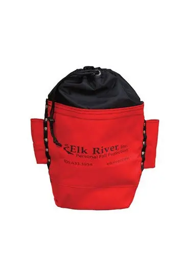 Elk River Bolt Bag In Red With Drawstrings And Belt Tunnel Loop 84521 1