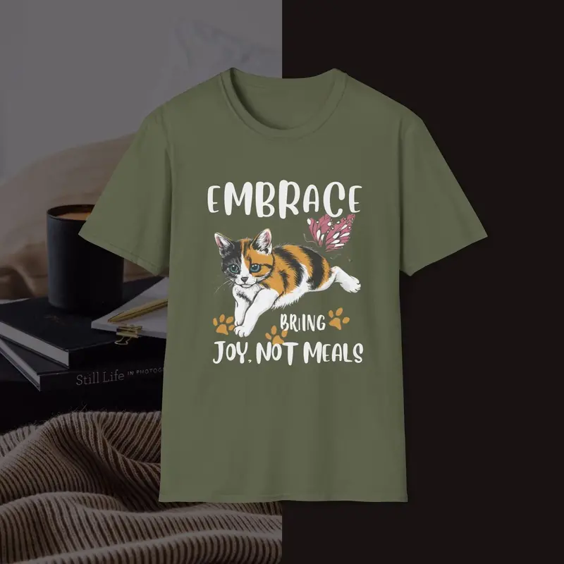 Embark Bring Joy Not Food Cotton Men Tshirt 10