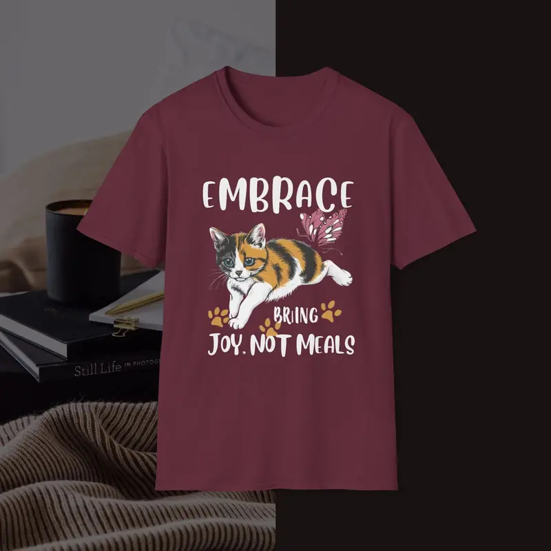 Embark Bring Joy Not Food Cotton Men Tshirt 14