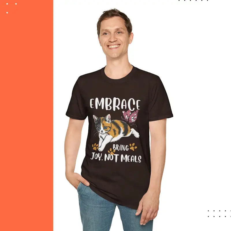 Embark Bring Joy Not Food Cotton Men Tshirt 14