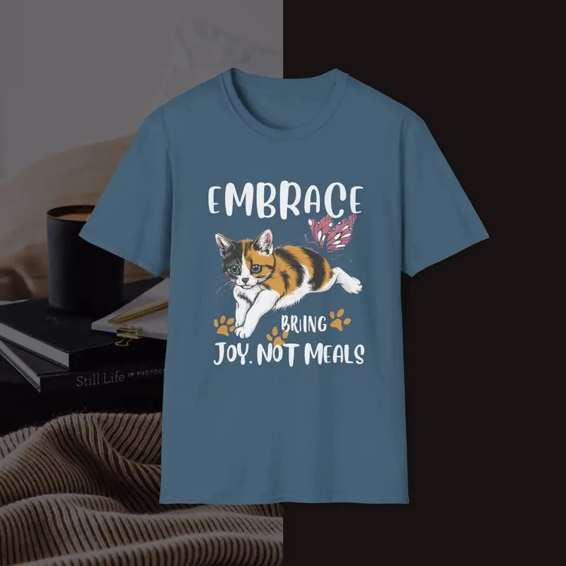 Embark Bring Joy Not Food Cotton Men Tshirt 16