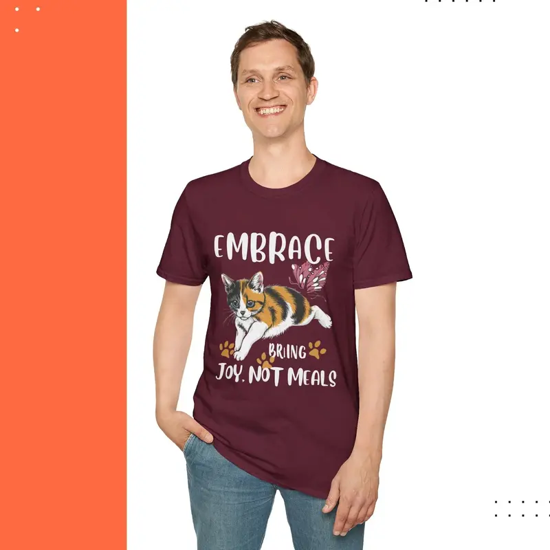 Embark Bring Joy Not Food Cotton Men Tshirt 19