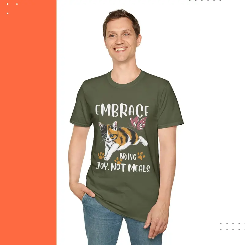 Embark Bring Joy Not Food Cotton Men Tshirt 20