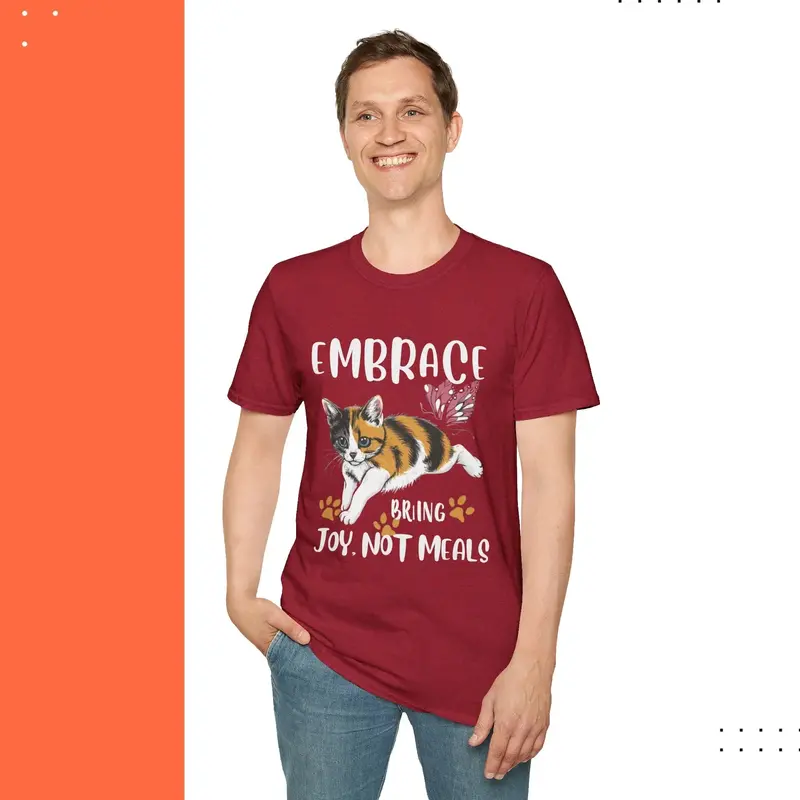 Embark Bring Joy Not Food Cotton Men Tshirt 26