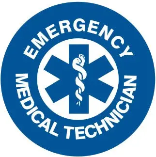 Emergency Medical Technician With Bc/Bs Symbol Hard Hat Marker Hm-19 1