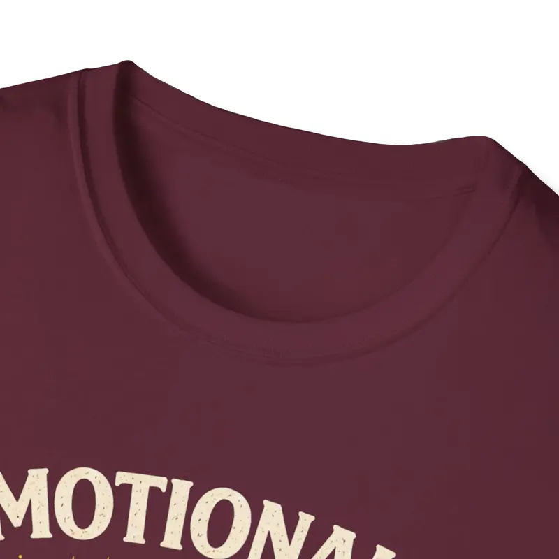 Emotionally Supported By Beer Cotton Tshirt 16