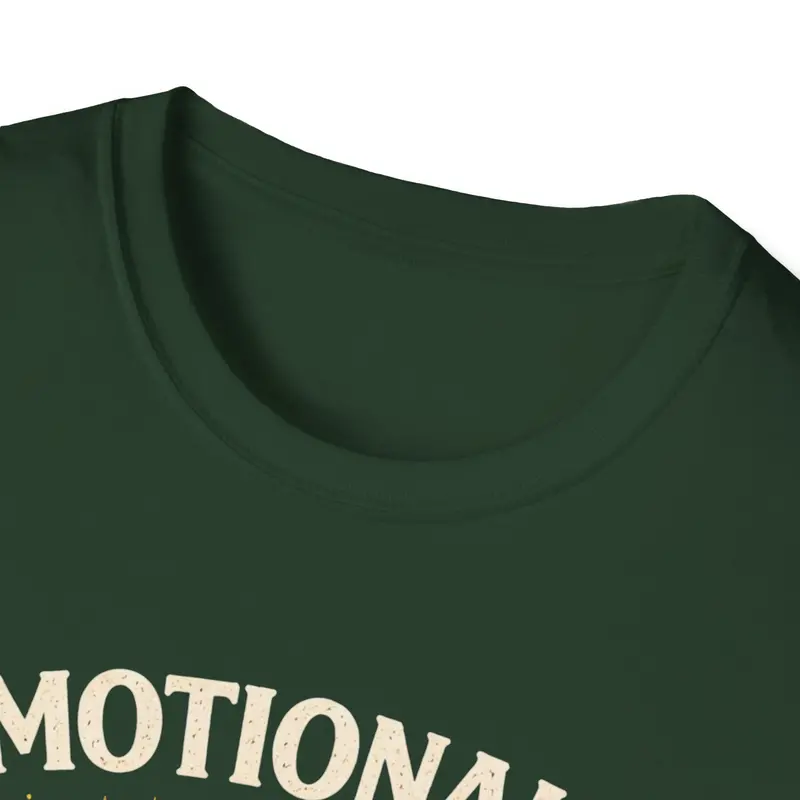 Emotionally Supported By Beer Cotton Tshirt 19