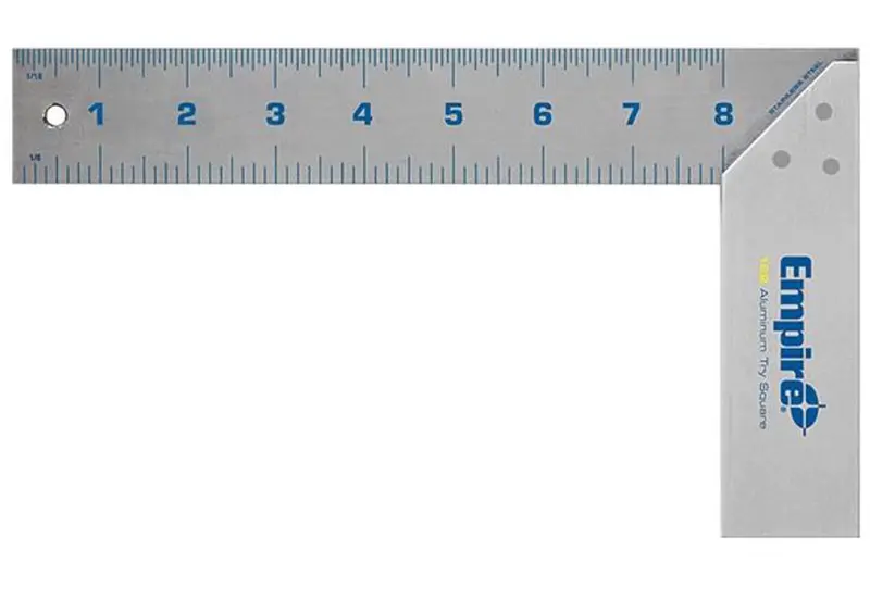 Empire Level 8" Hd Aluminum Tri-Square #122 1