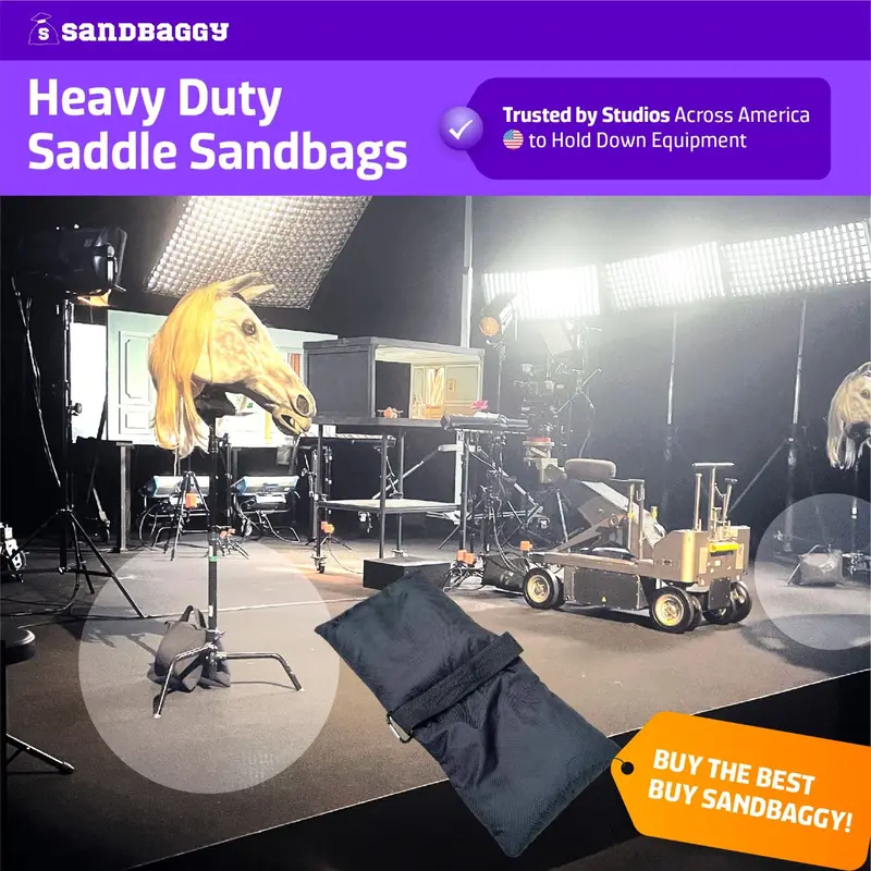 Empty Saddle Sandbags For Photography (25 Lb. Capacity) 9