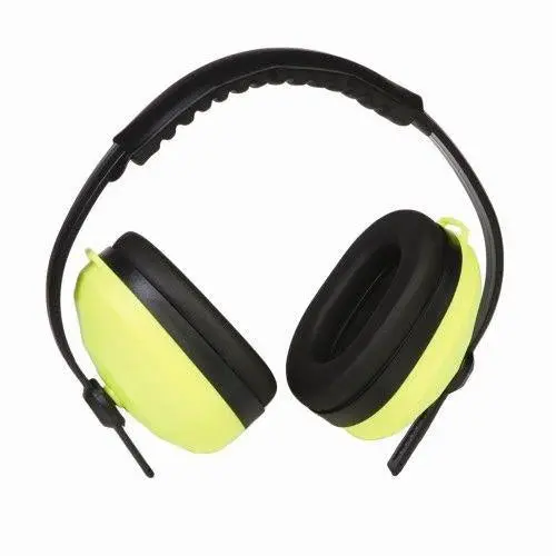 Erb Hi-Viz Lime Earmuff #14235 1