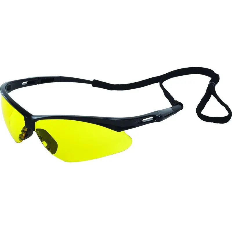 Erb Octane Black Amber Safety Glasses #15328 1