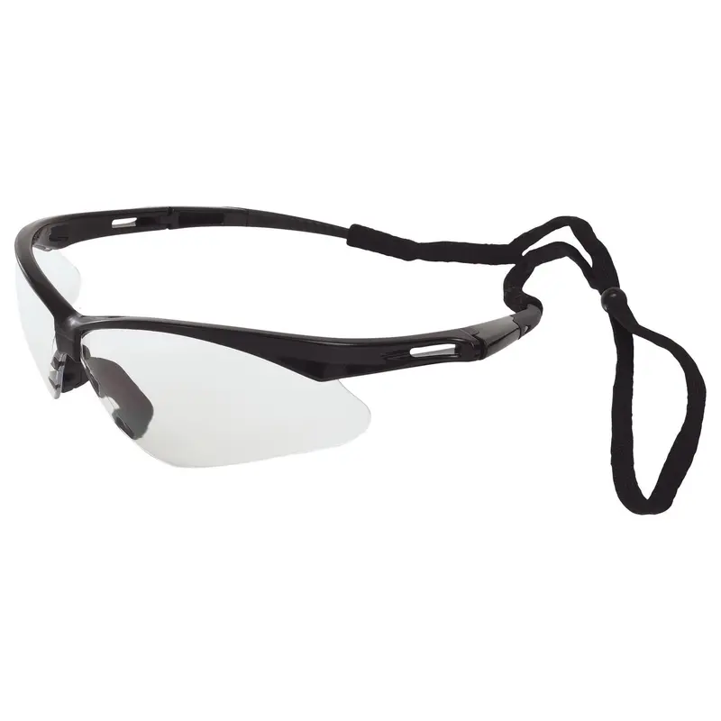 Erb Octane Black Clear Safety Glasses #15325 1