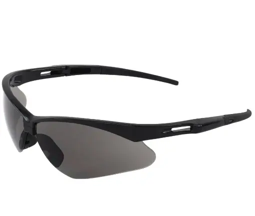 Erb Octane Black Gray Anti-Fog Safety Glasses #15327 1