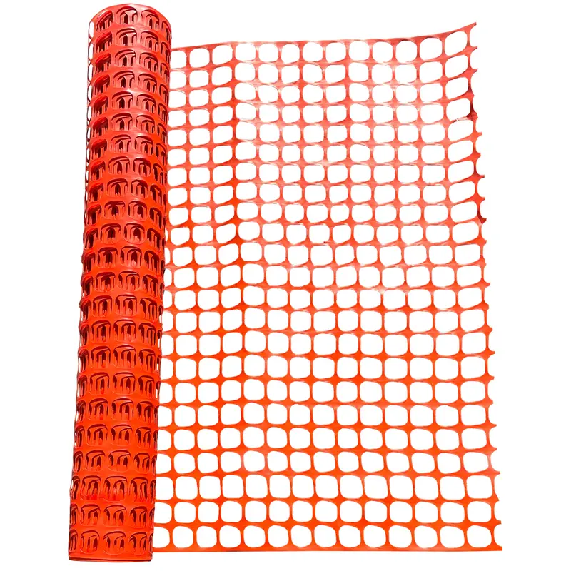 Esa Orange Safety Fence | 4 Ft By 100 Feet | 17 Lb Roll | Meets Dot Standards | 225 Lbs Tensile Strength 1