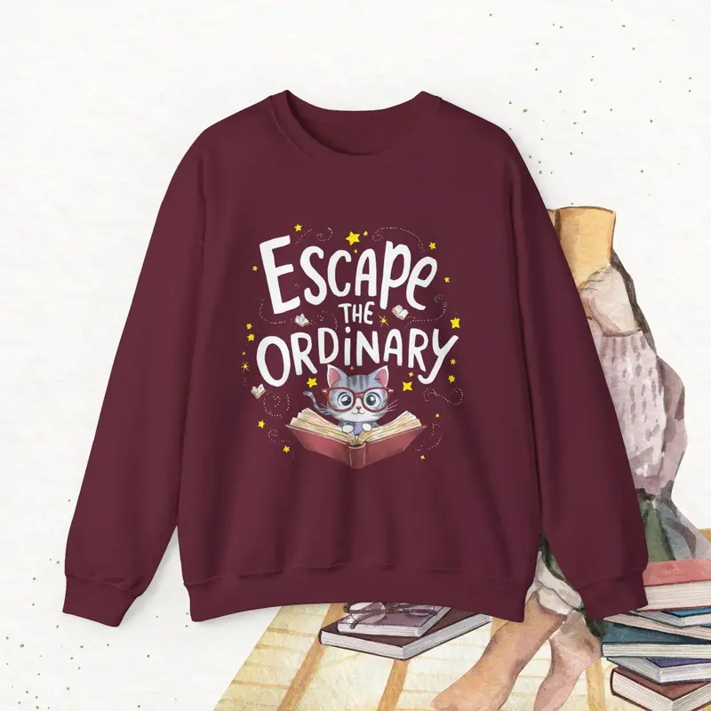 Escape The Ordinary Ultra Cotton Crewneck Sweatshirt 4