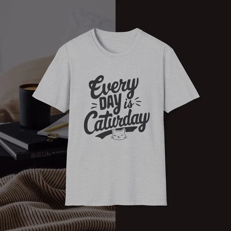 Everyday Caturday Cotton Men Tees 11