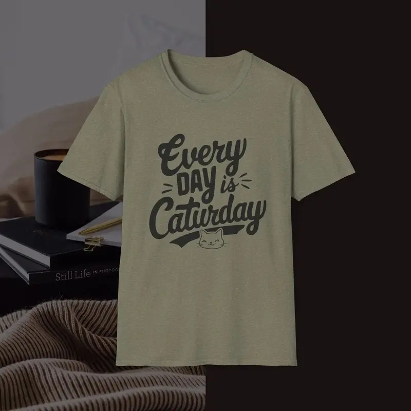 Everyday Caturday Cotton Men Tees 12
