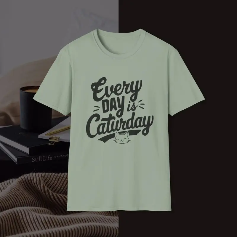 Everyday Caturday Cotton Men Tees 14