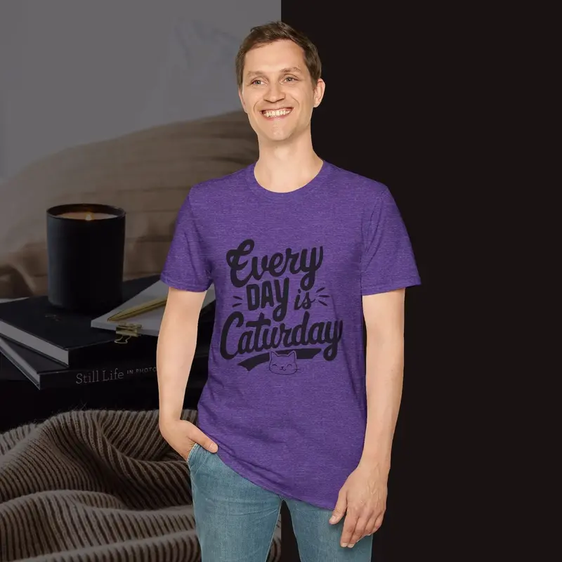 Everyday Caturday Cotton Men Tees 23