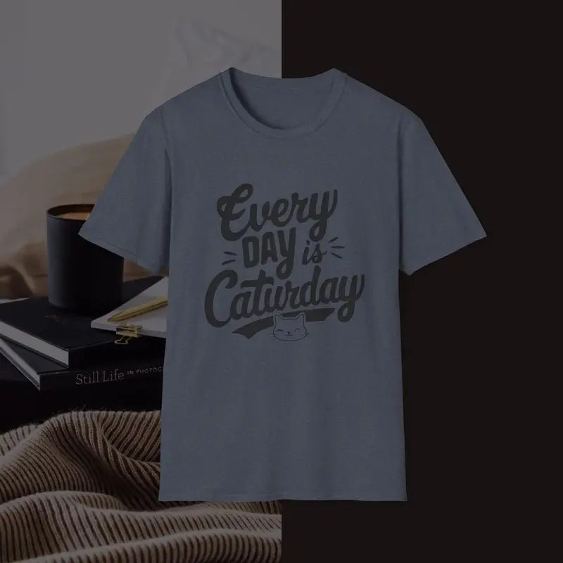 Everyday Caturday Cotton Men Tees 9