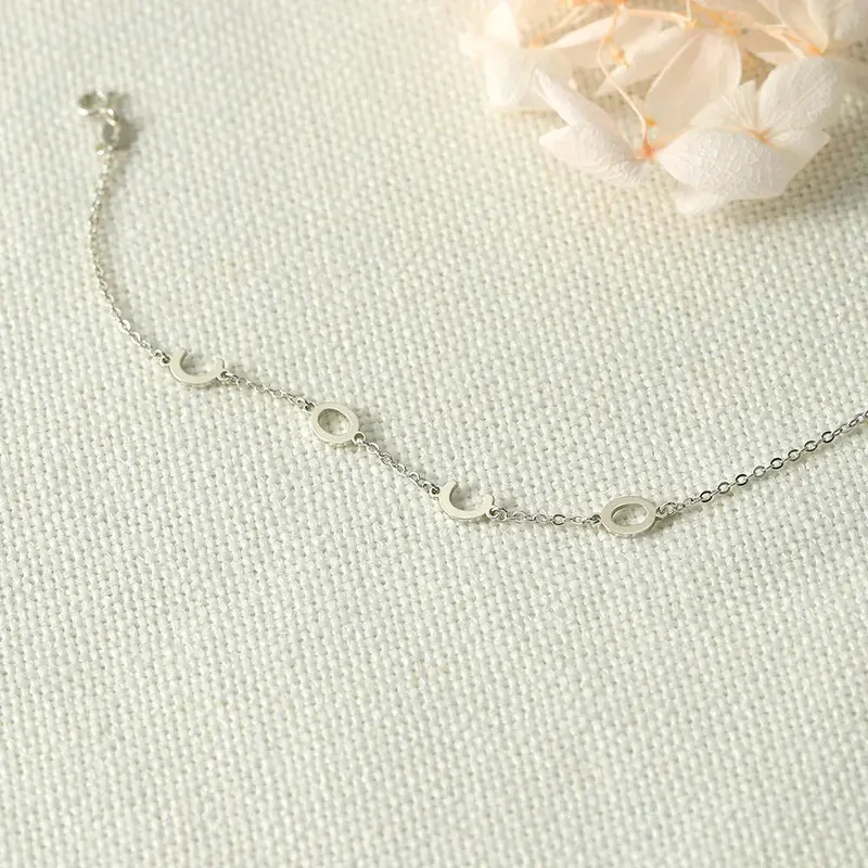 Exquisite Fashion Customizable Name Design Versatile Bracelet 4