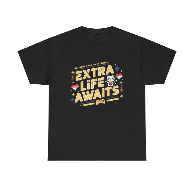Extra Life Await Cotton T-Shirt 5