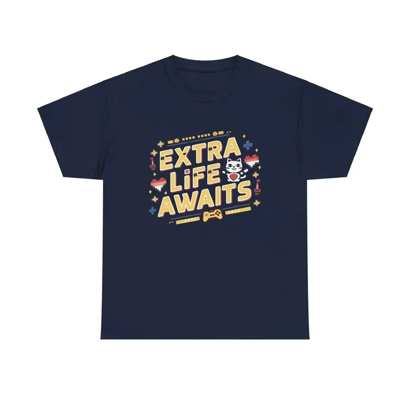 Extra Life Await Cotton T-Shirt 8