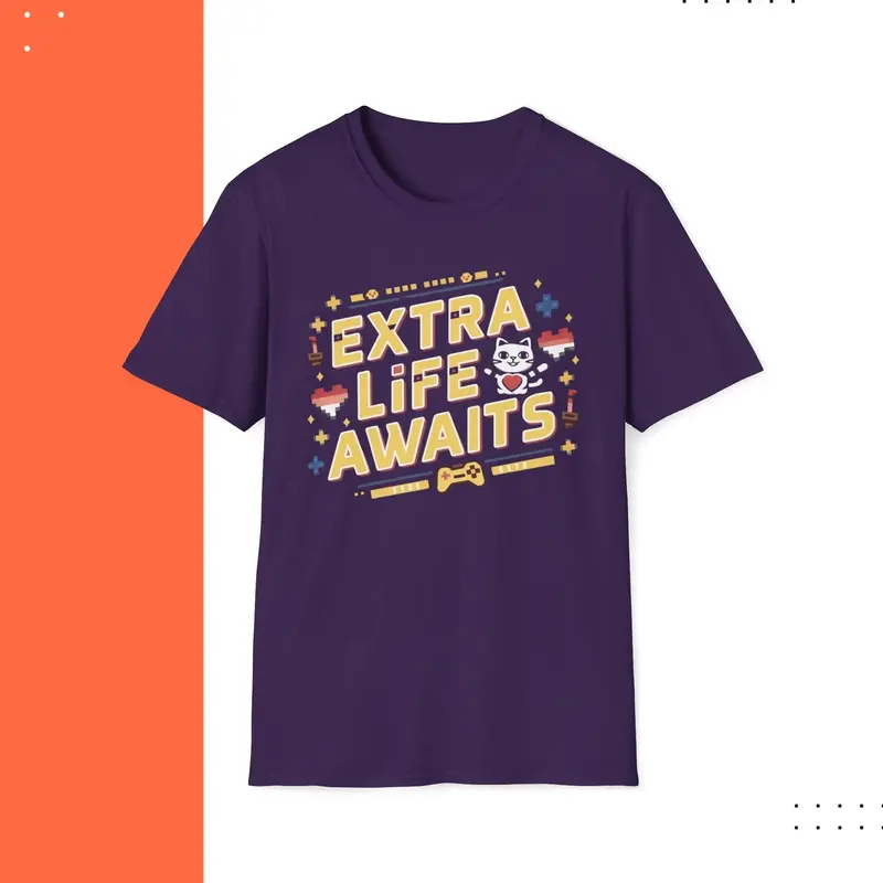 Extra Life Awaits Cotton Men T-Shirt 10