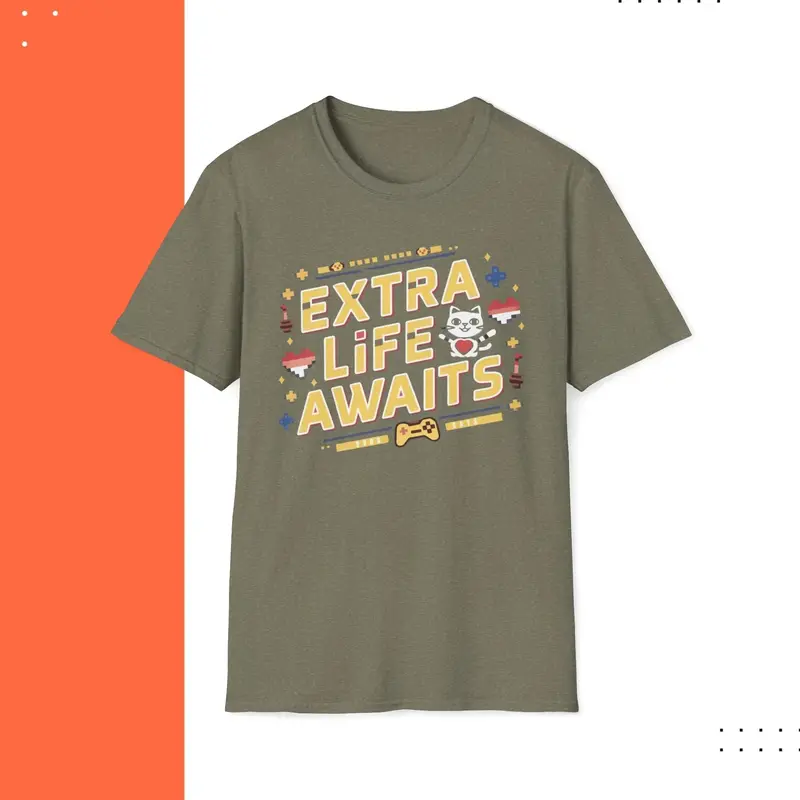 Extra Life Awaits Cotton Men T-Shirt 14