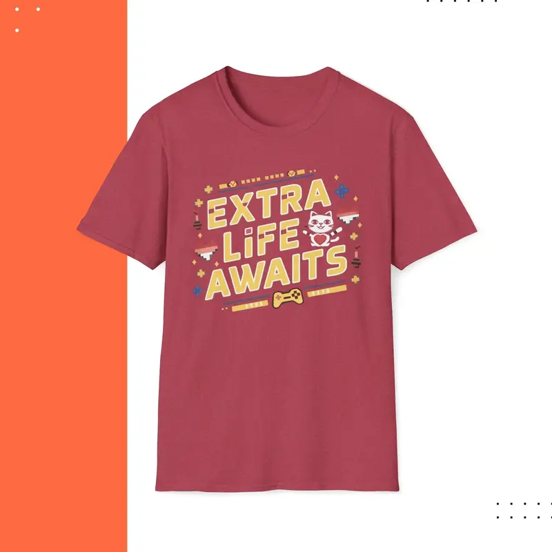 Extra Life Awaits Cotton Men T-Shirt 16