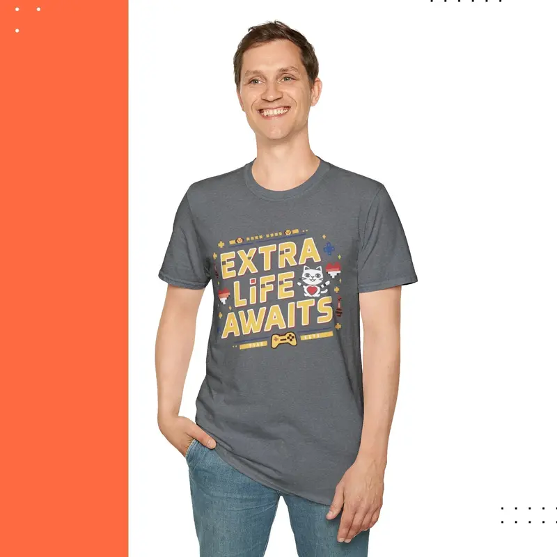 Extra Life Awaits Cotton Men T-Shirt 18