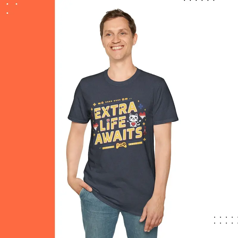 Extra Life Awaits Cotton Men T-Shirt 22