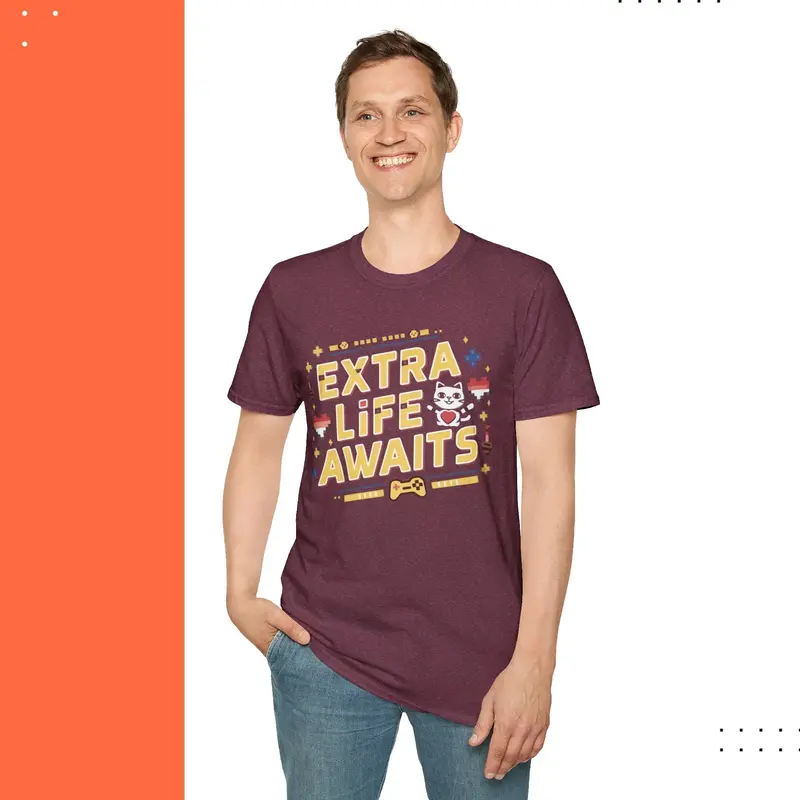 Extra Life Awaits Cotton Men T-Shirt 24