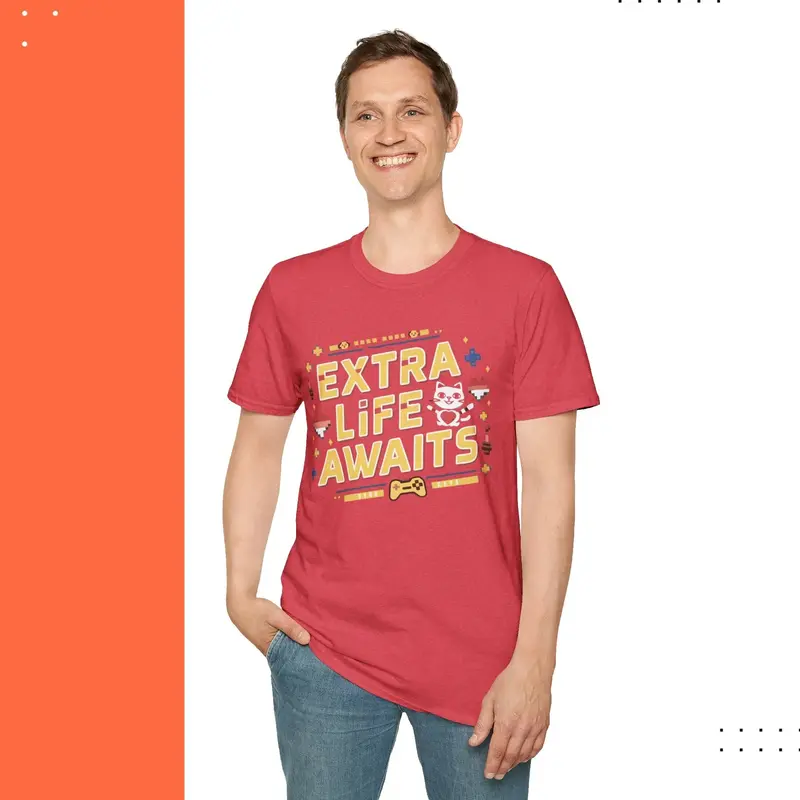Extra Life Awaits Cotton Men T-Shirt 25