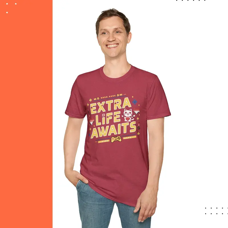 Extra Life Awaits Cotton Men T-Shirt 26