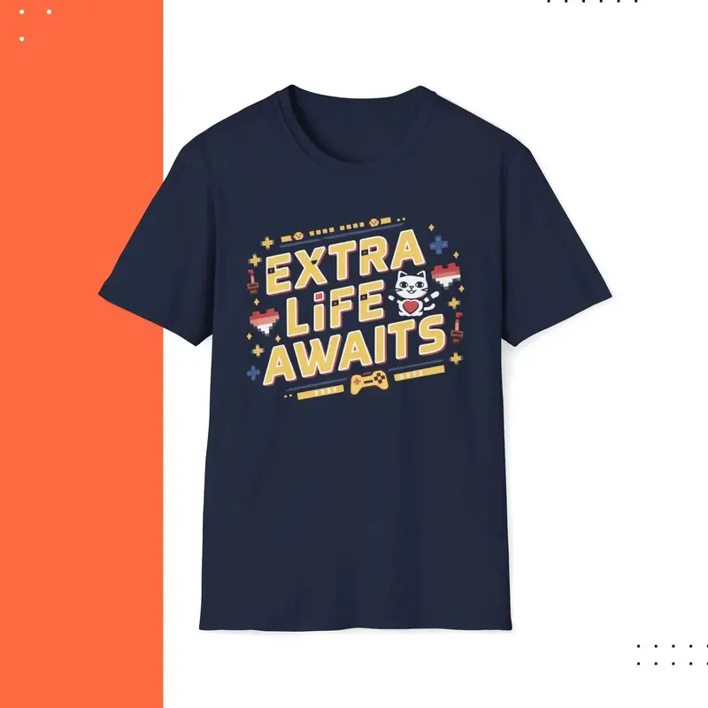 Extra Life Awaits Cotton Men T-Shirt 3