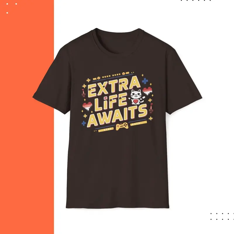 Extra Life Awaits Cotton Men T-Shirt 6