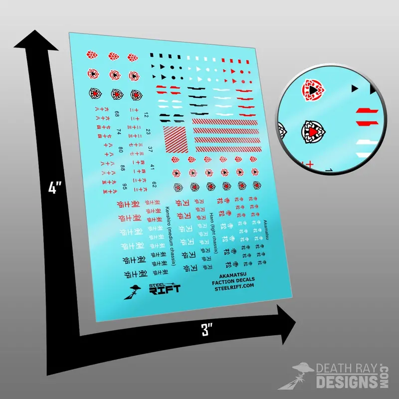 Faction Decals- Akamatsu 1