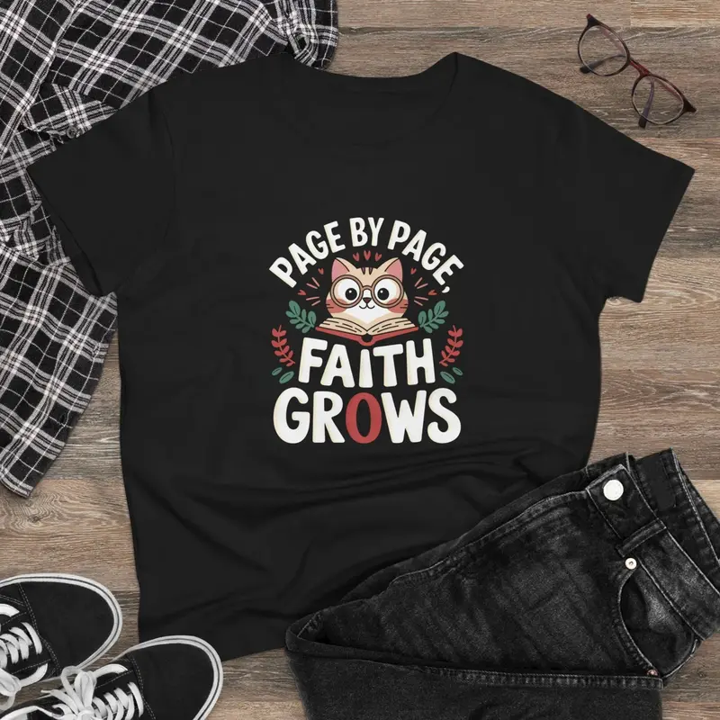 Faithful Threads Women Cotton Tshirt 3