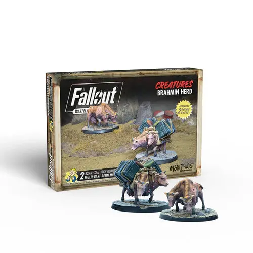 Fallout: Wasteland Warfare - Creatures: Brahmin Herd 1
