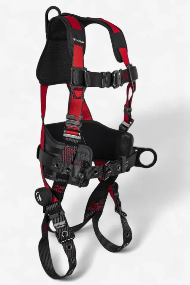 Falltech Tradesman® Plus 3D-Ring Construction Belted Full Body Harness #7078C 1