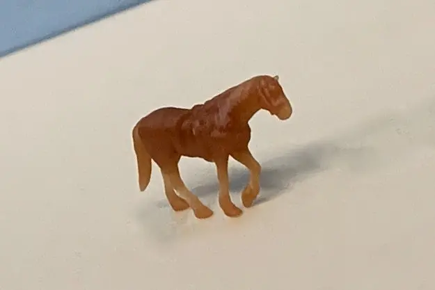 Farm Horse W/Harness 2