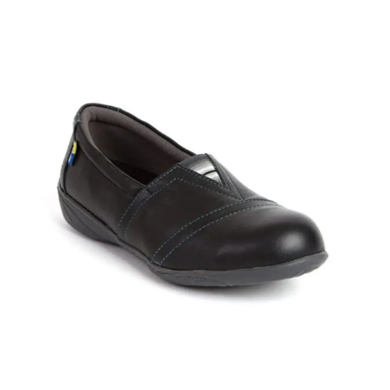 Feather Clara G Women's Slip On Sd Steel Toe Safety Shoes 110400 - Black 1